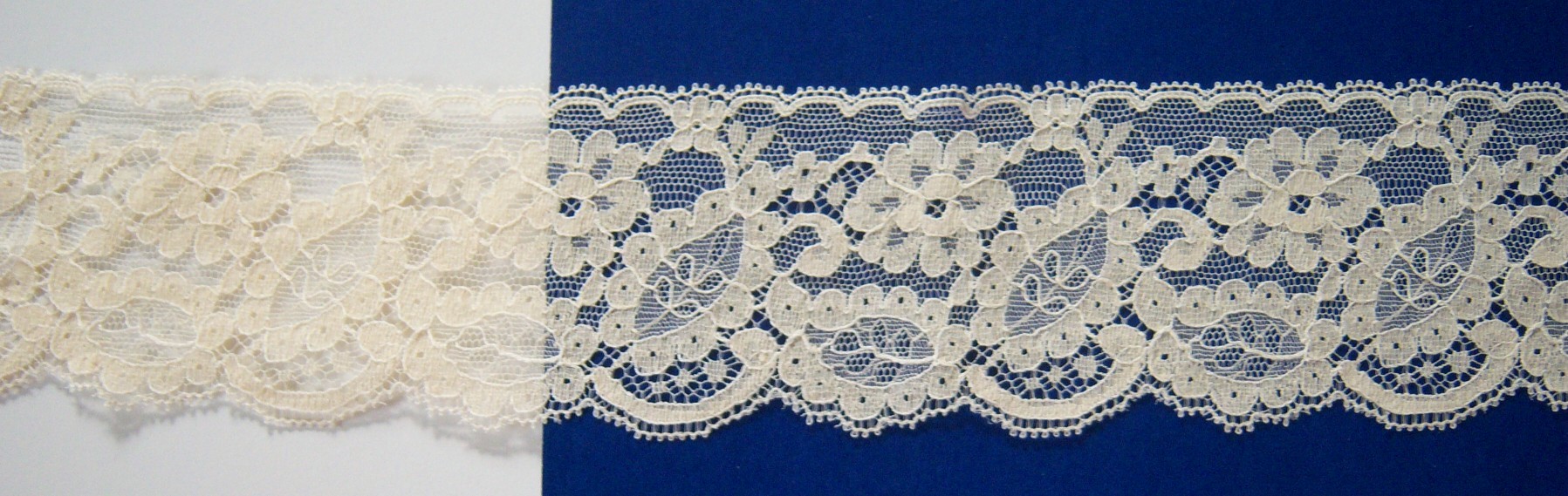 Ecru Nylon 2 3/4" Lace