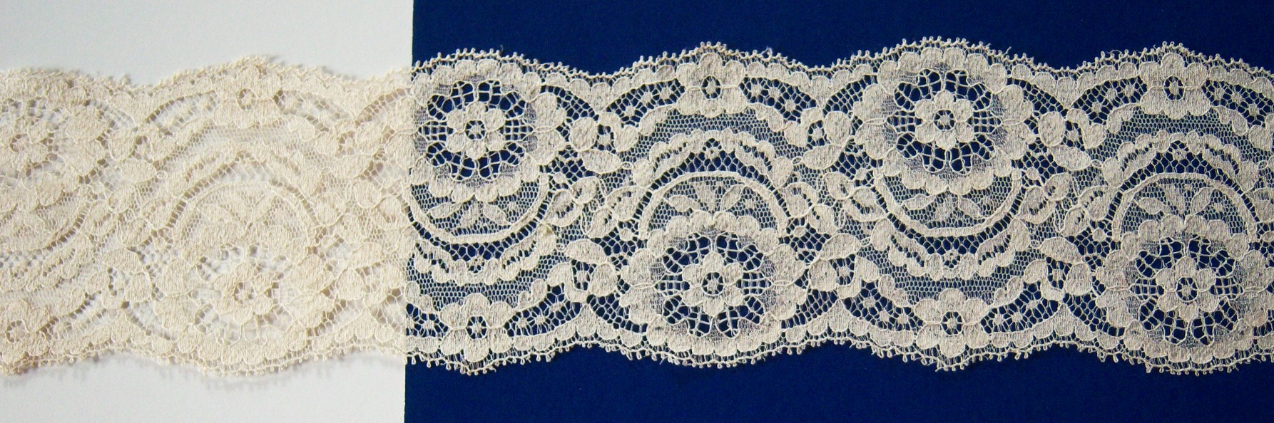 French Ecru Nylon 3 3/4" Lace