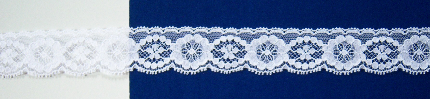 White #1144 Nylon 1 1/4" Lace