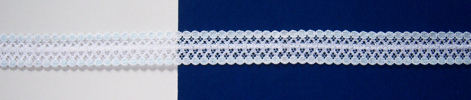 White/Breezy Nylon 13/16" Lace