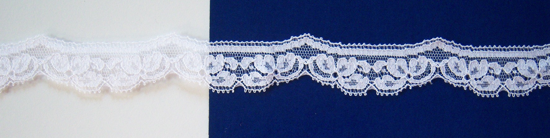 White 1" Nylon Lace