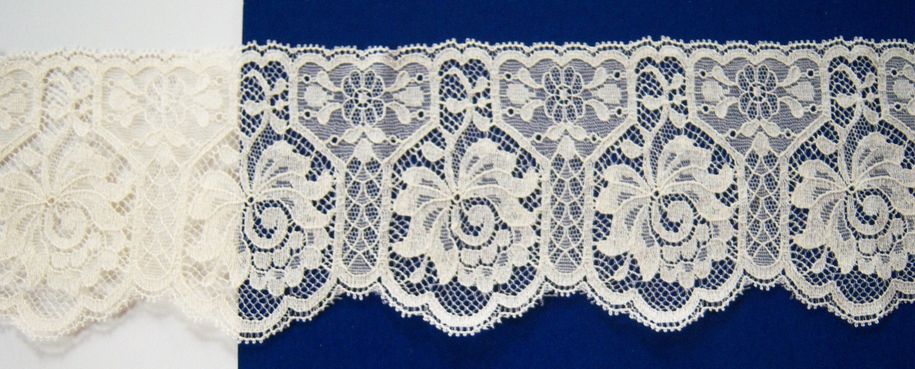 Beige Nylon 3 1/2" Lace