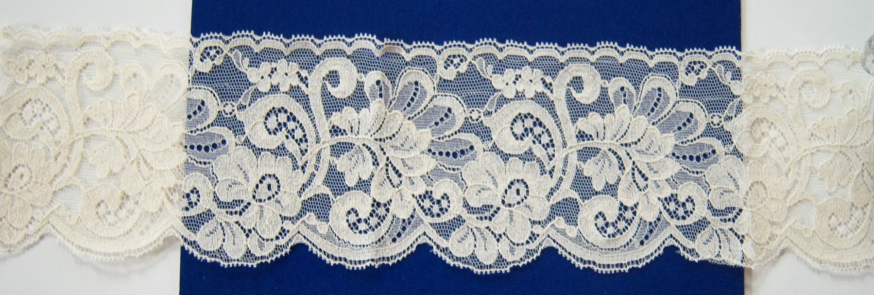 French Ecru Nylon 3 3/4" Lace