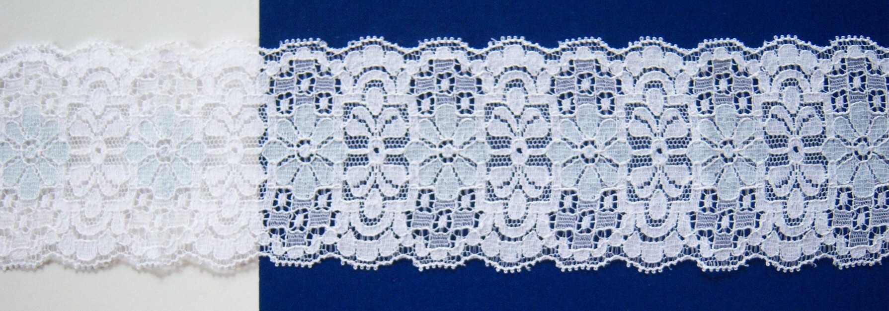 White/Breezy 2 5/8" Lace