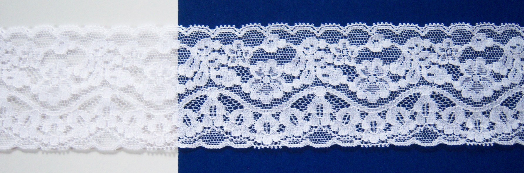 White #200/1144 Nylon 2 3/4" Lace