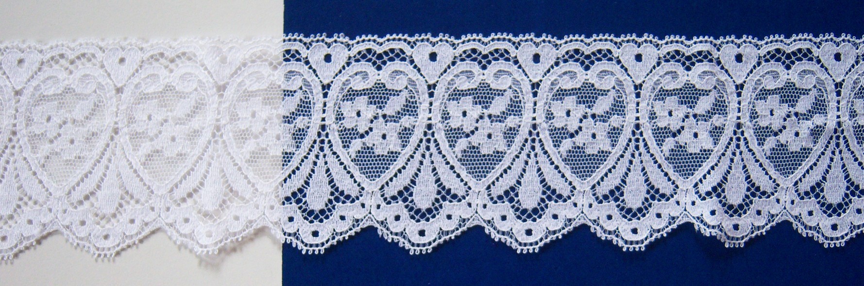 White #200/1144 Nylon 2 3/4" Lace