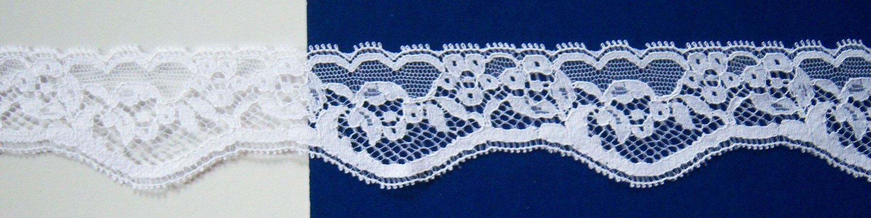 White Nylon 1 3/4" Lace