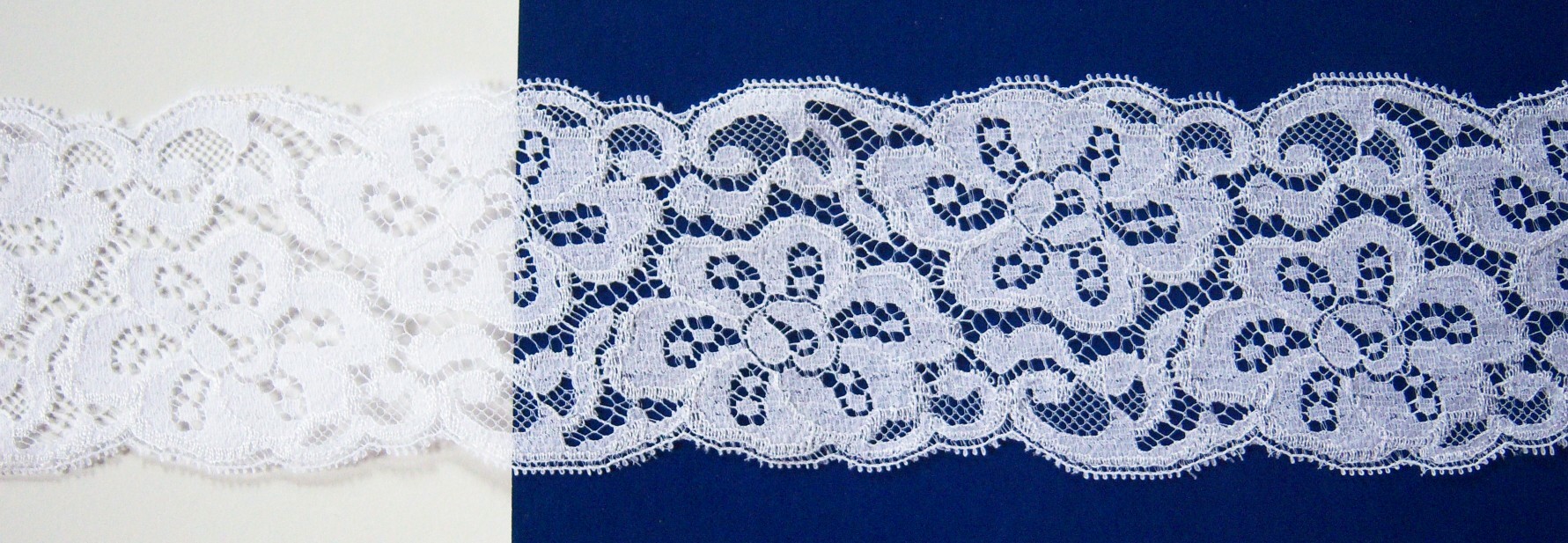 White 3 1/2" Lace