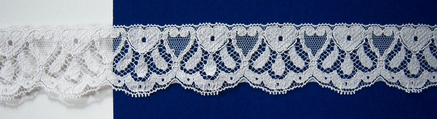 Pearl Gray 1 1/2" Nylon Lace