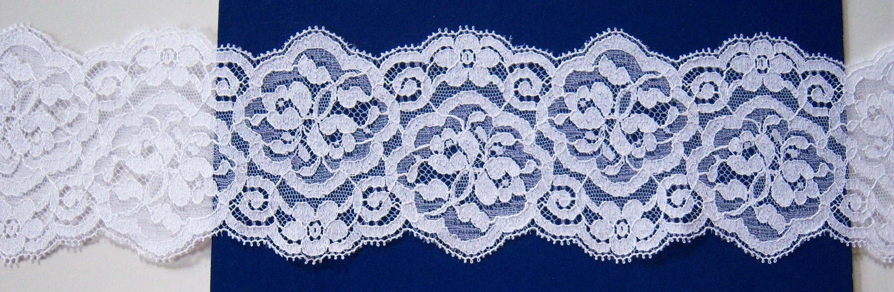 White 3 1/4" Lace