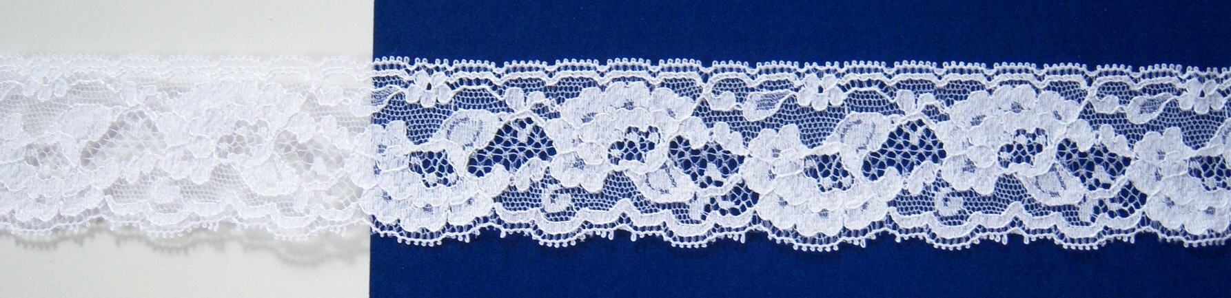 White #200/1144 Nylon 1 1/2" Lace