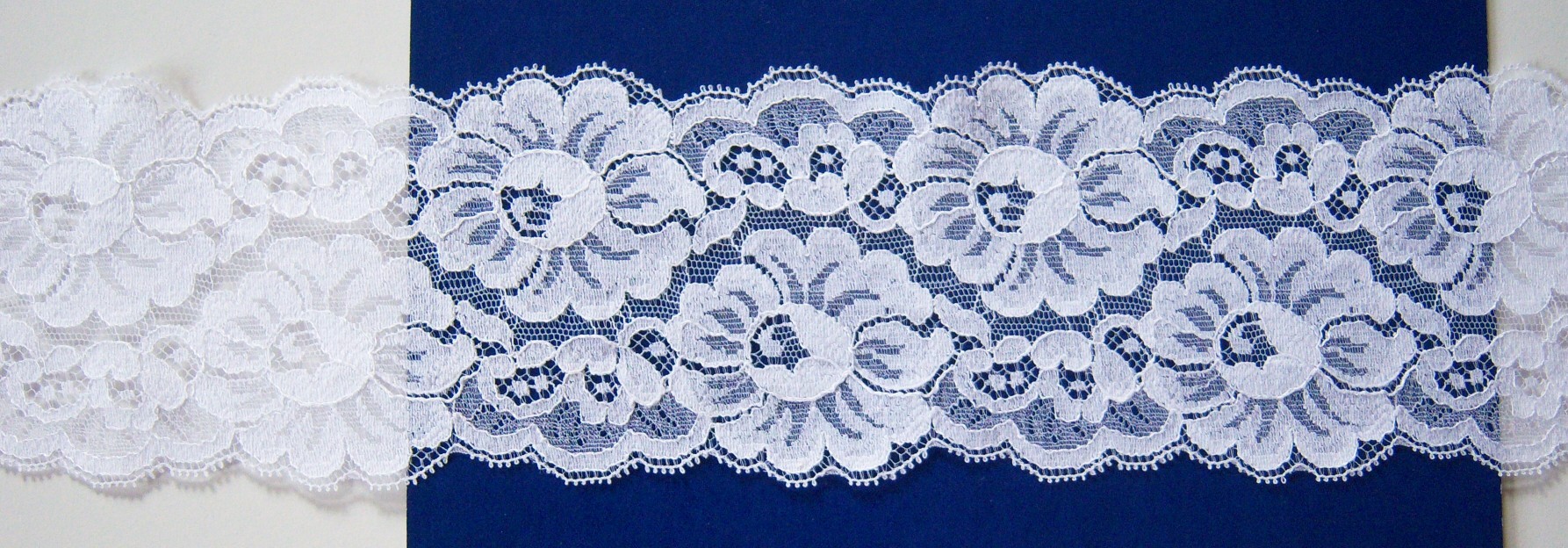 White 3 1/4" Lace