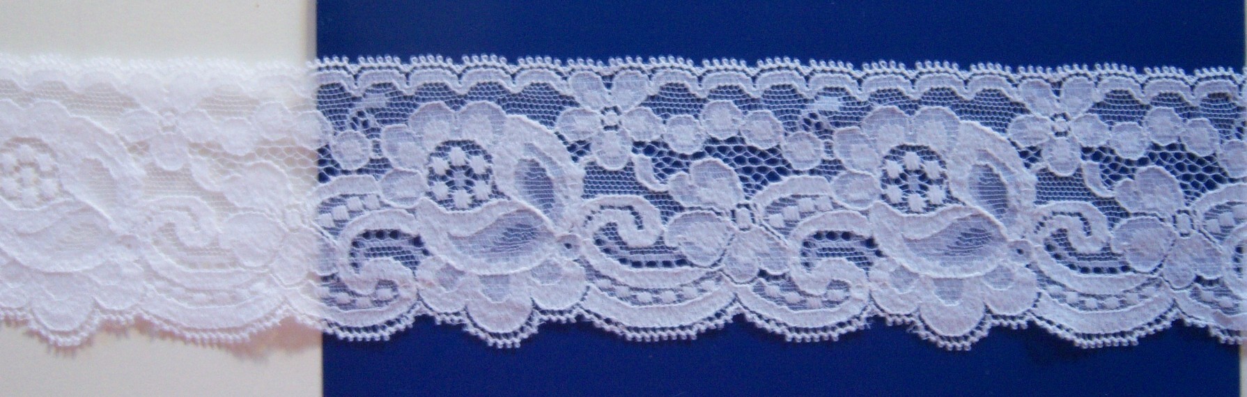 White #1144 Nylon 2 3/8" Lace