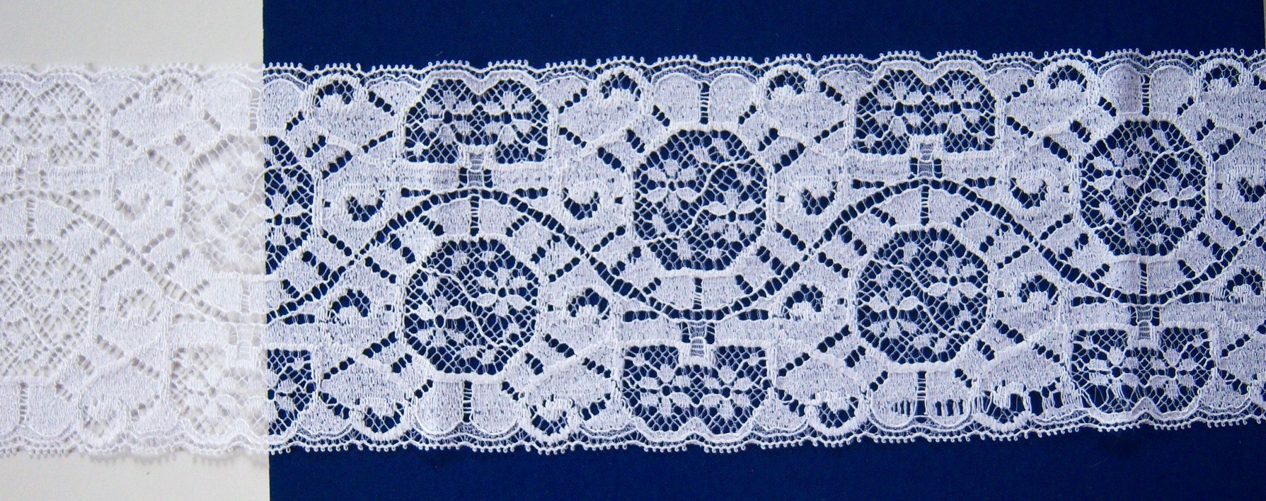 White 3 1/2" Lace