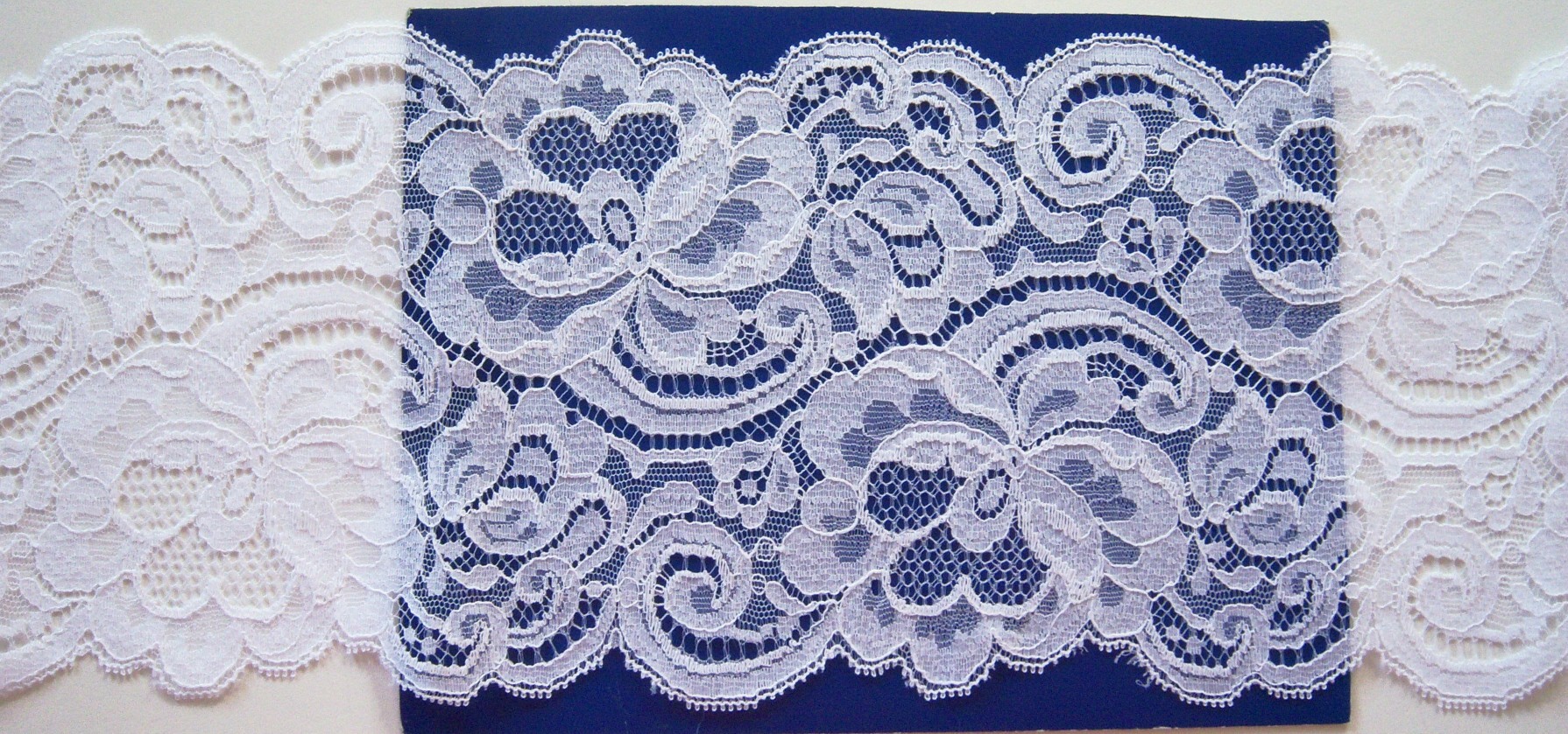 White 5 3/4" Lace