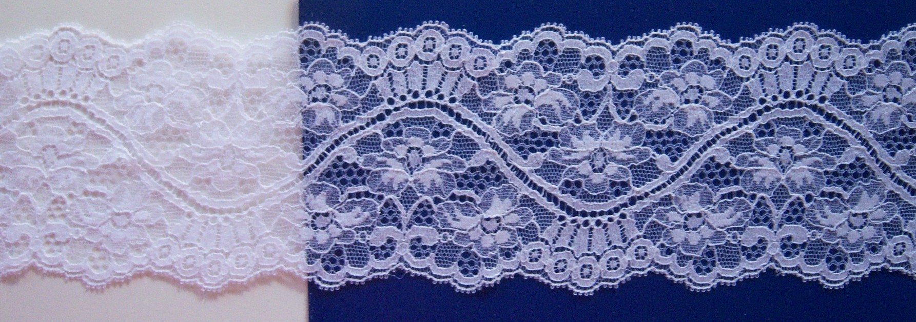 White 3 1/4" Lace