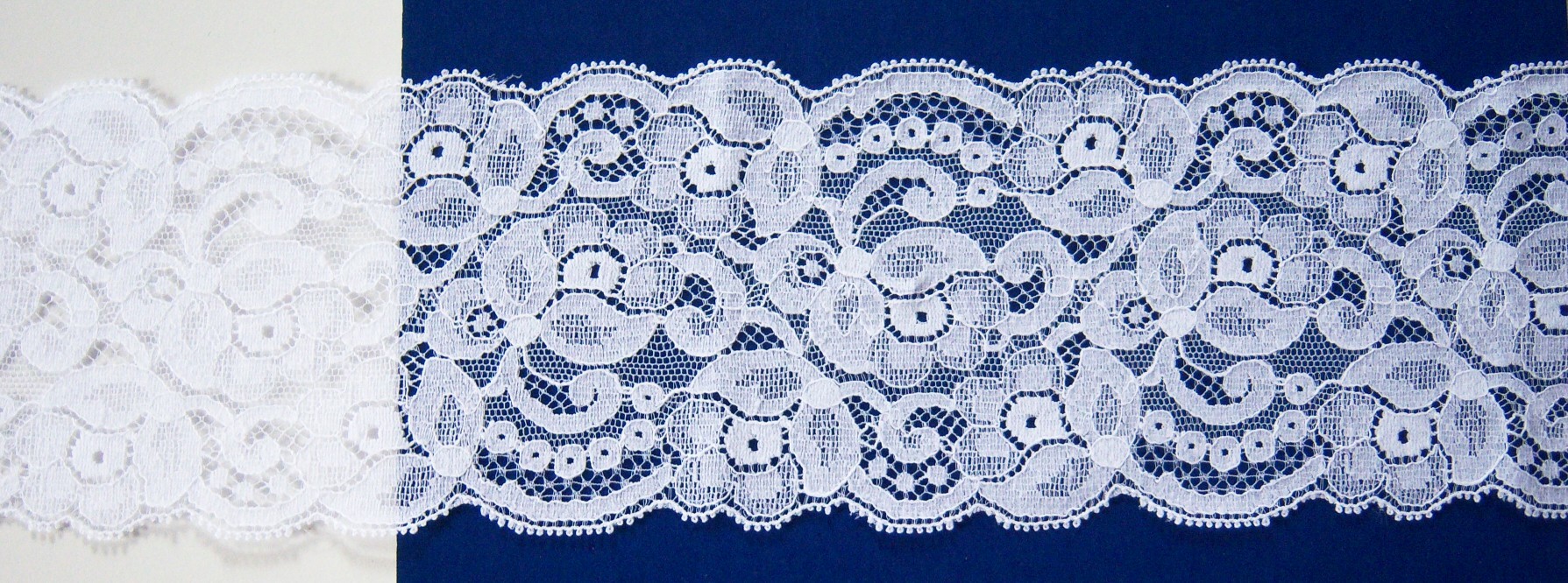 White 3 1/2" Lace