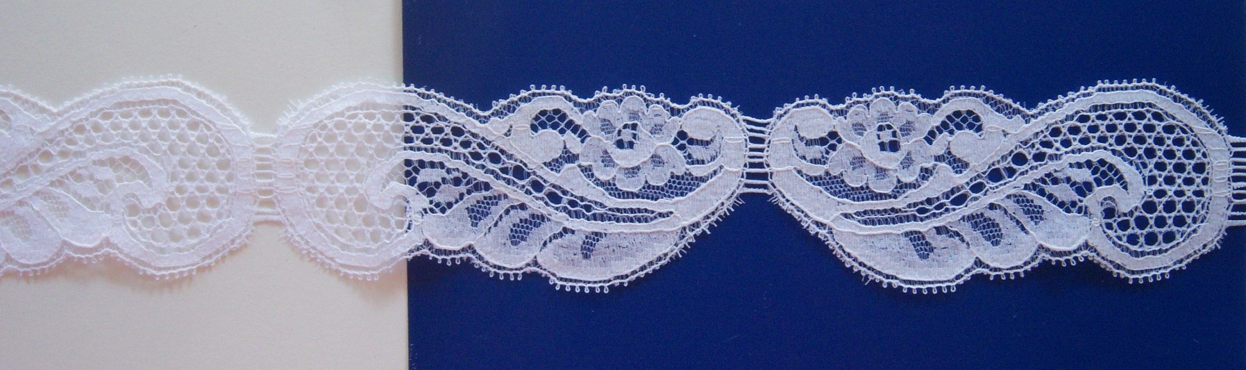 White 4 1/2" Lace Pairs