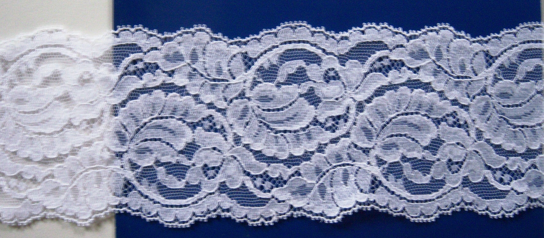 White 3 1/2" Lace