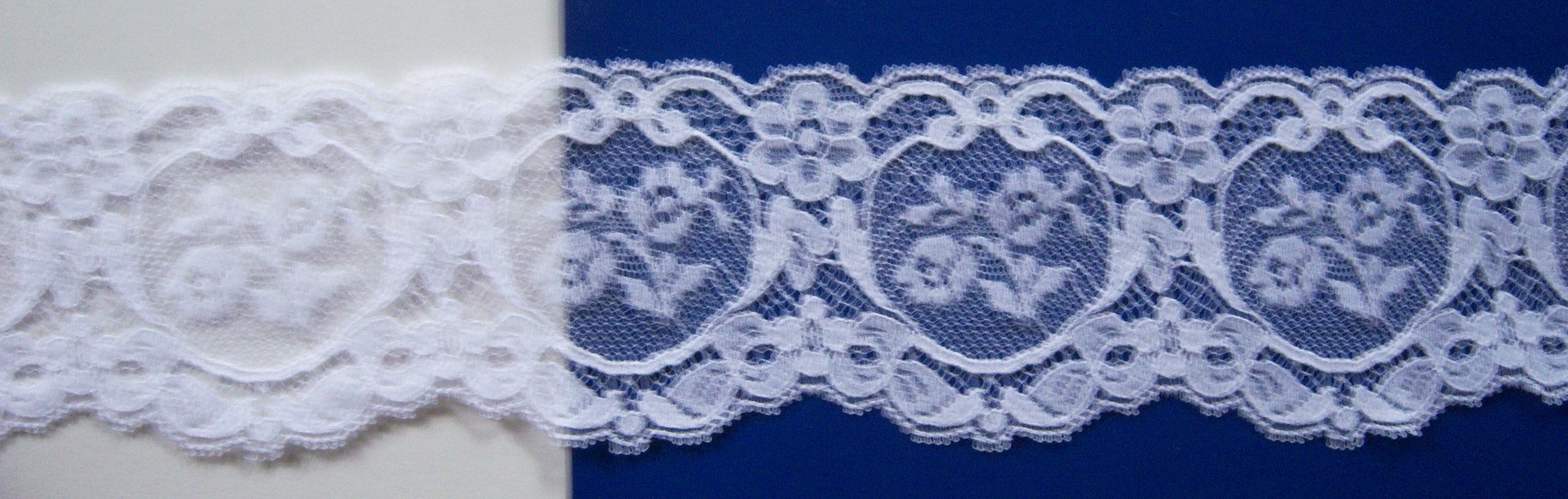 White 2 3/4" Lace