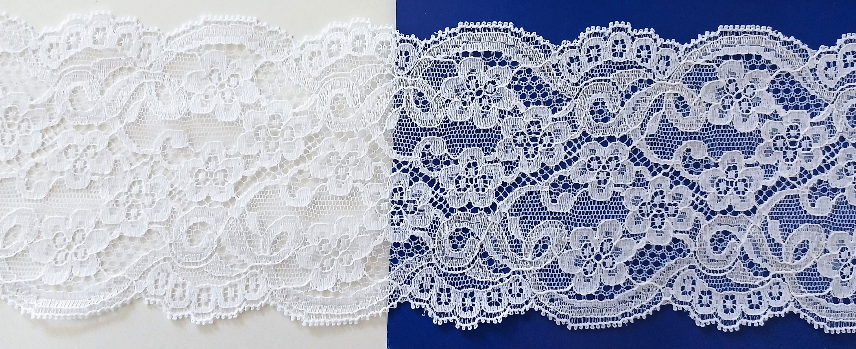 White Nylon 3 3/4" Lace