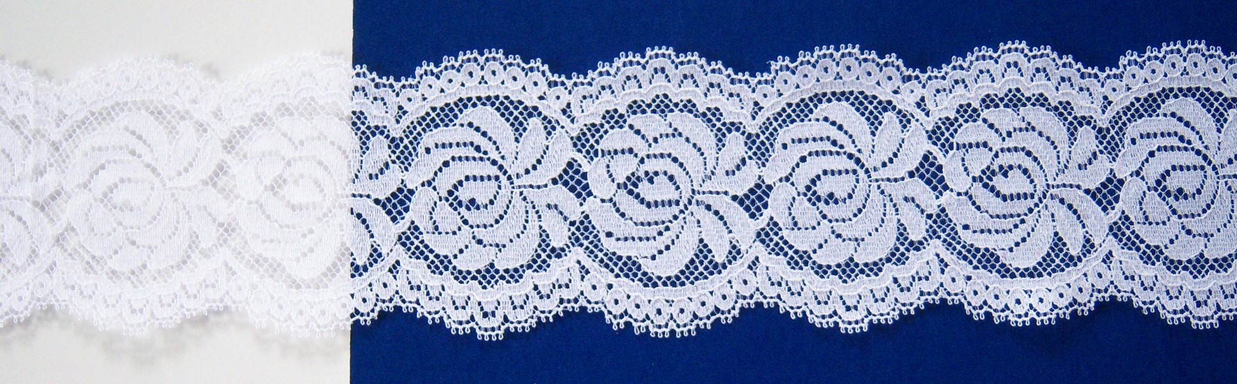 White 2 3/4" Lace