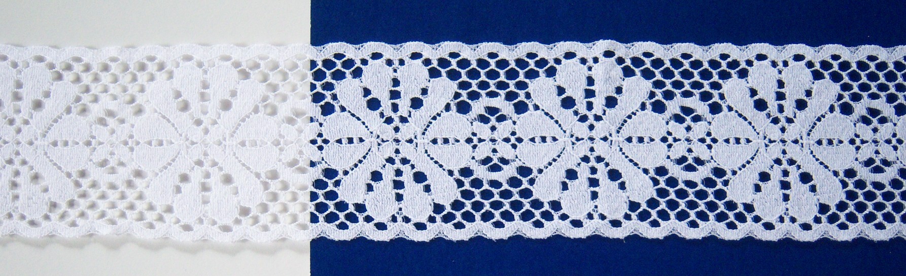 White 2 3/8" Lace