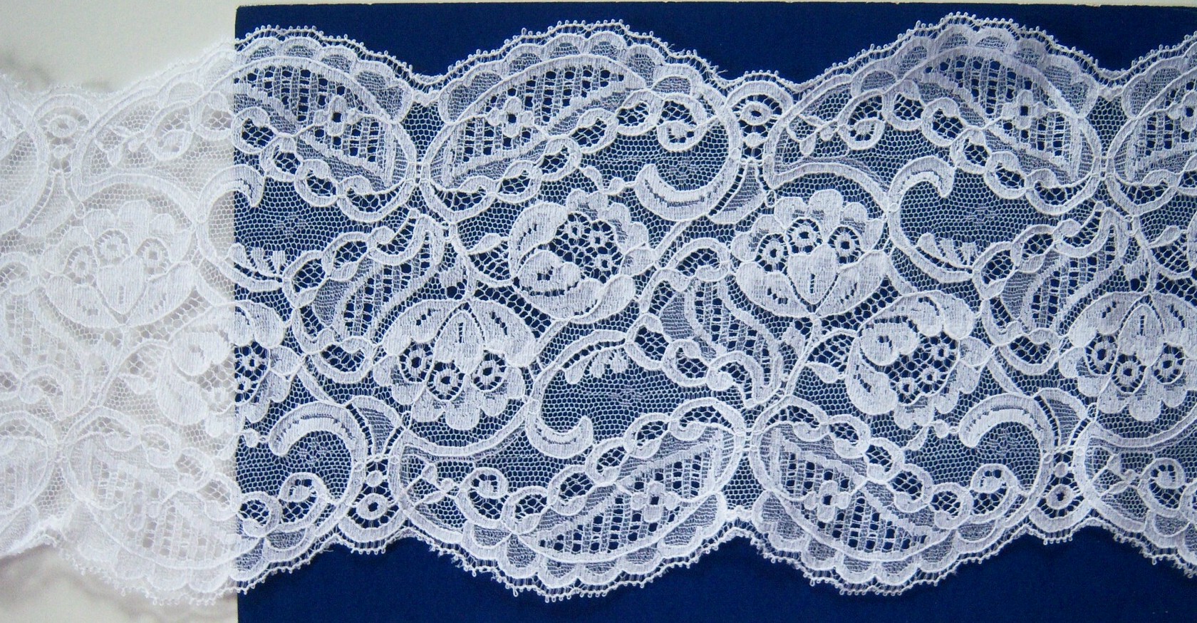 White 5 3/4" Lace