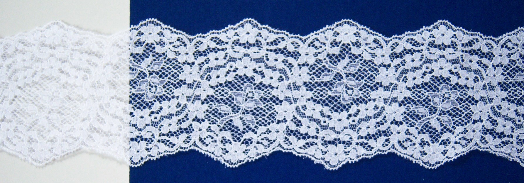 White  3 1/4" Lace