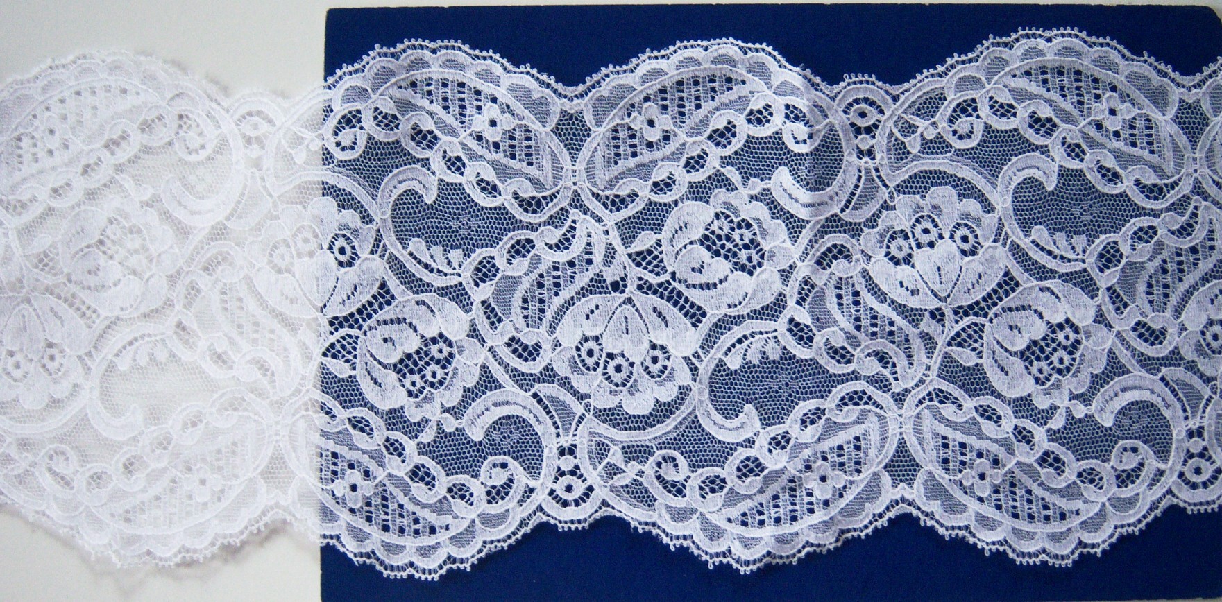 White 5 1/4" Lace