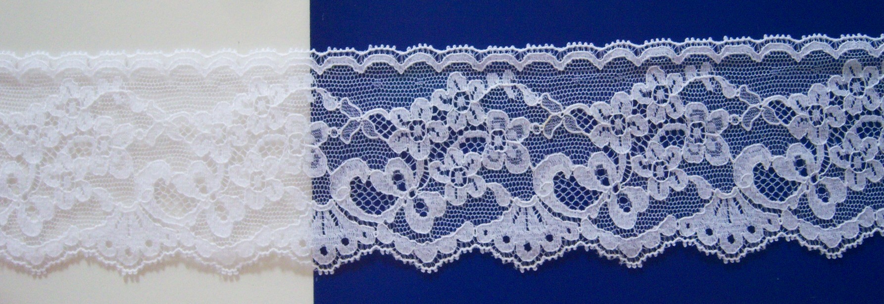 White 2 3/4" Lace