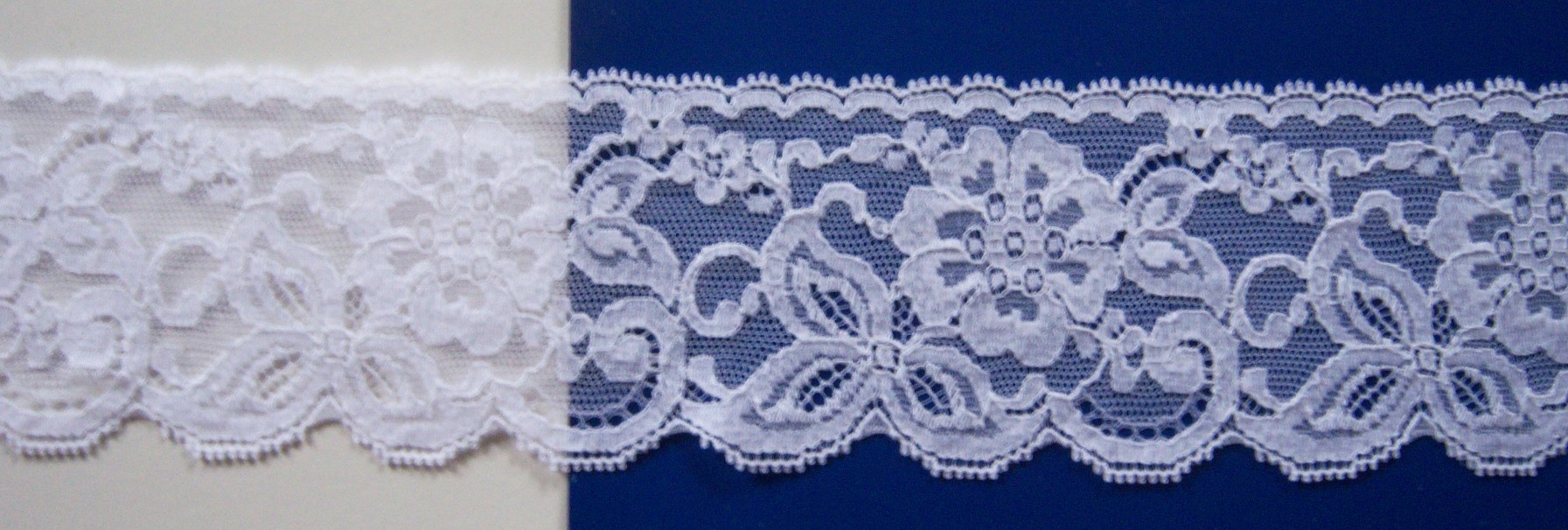 White 2 1/2" Lace