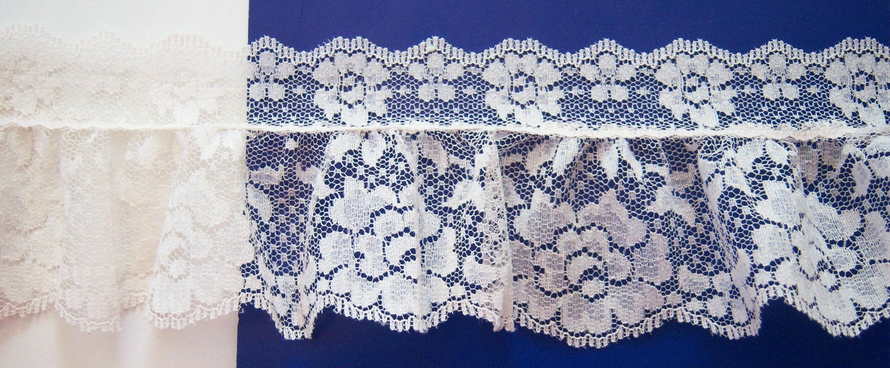 Candlelight 3 1/4" Gathered Lace