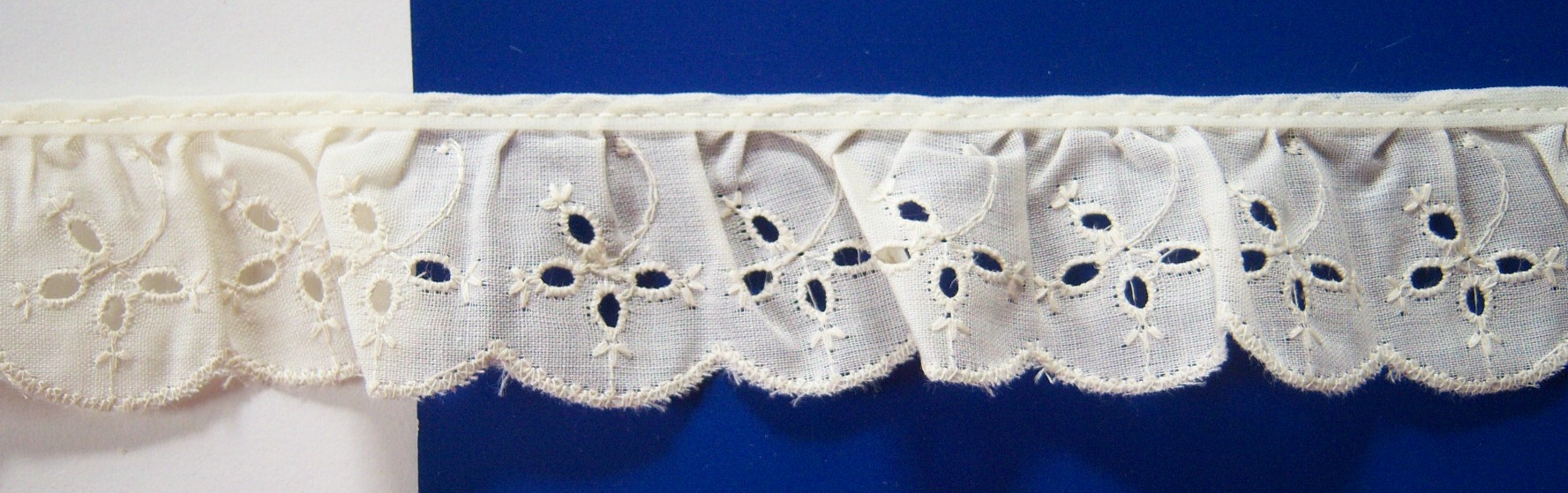 Candlight Ruffled 1 5/8" Eyelet Lace