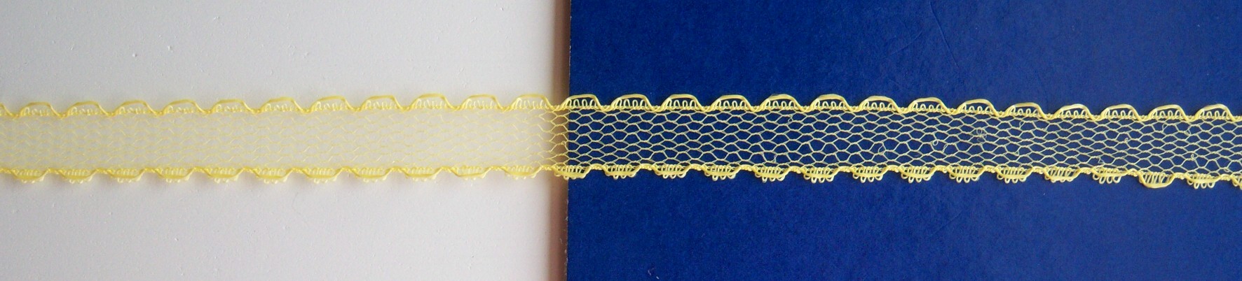 Lemon 1/2" Sheer Lace