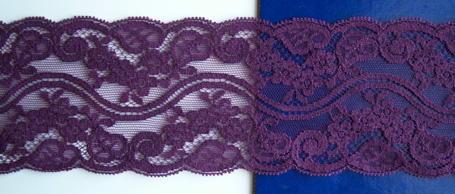 Plum Soft 3" Lace