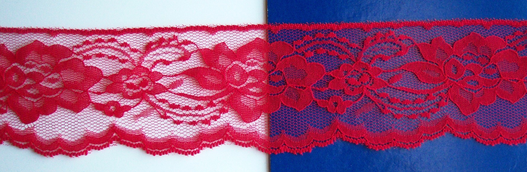 Klauber Red 3" Nylon Lace