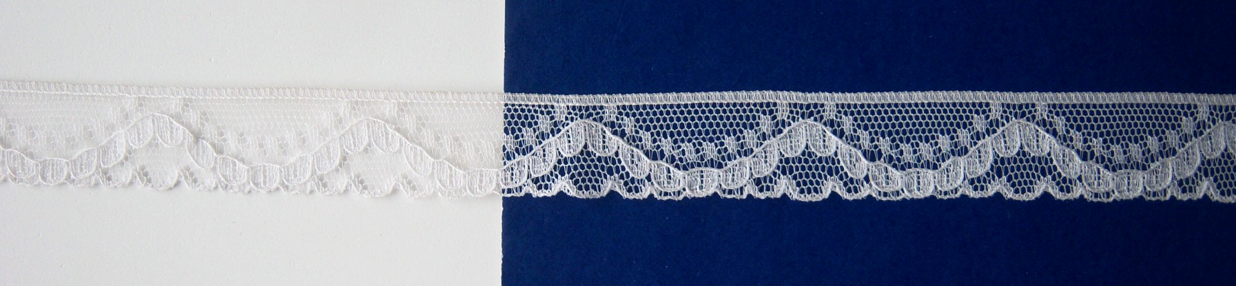 Pearl Grey 3/4" Nylon Lace