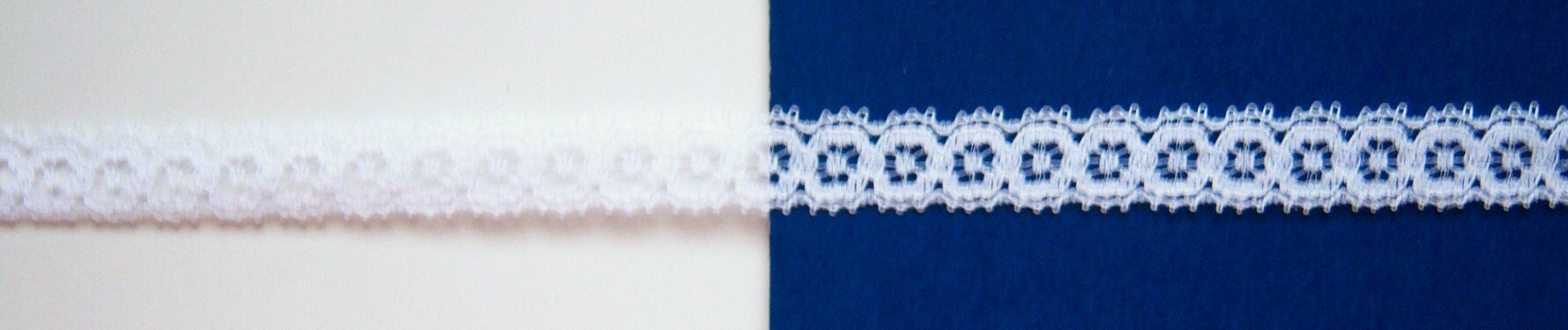 White 1/2" Nylon Lace