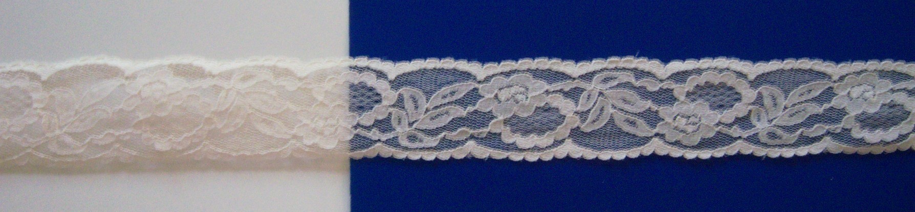 Eggshell Nylon 1 1/4" Lace