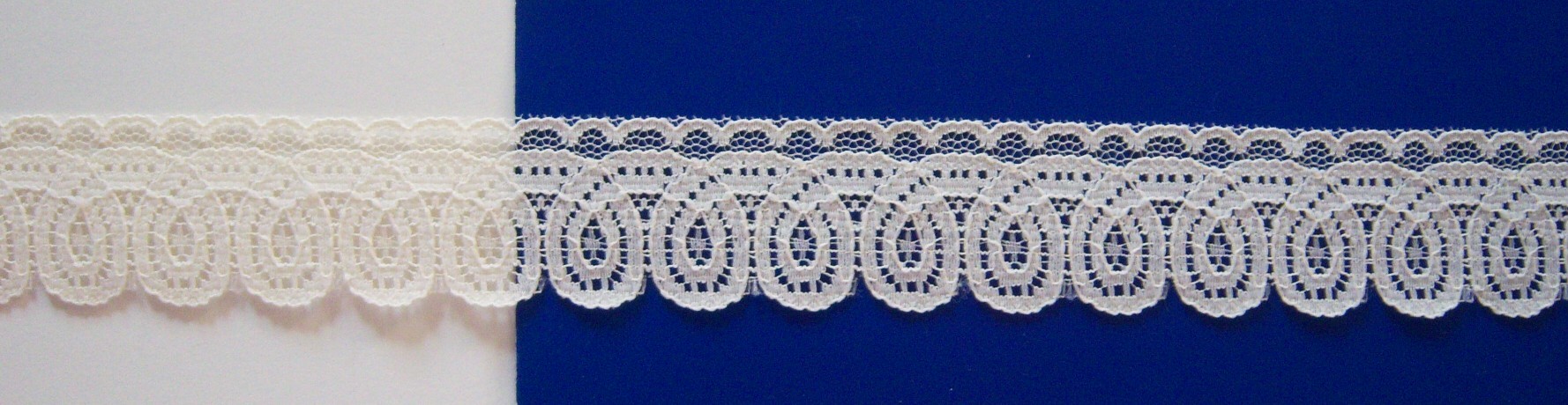 Alabaster Nylon 1 1/4" Lace