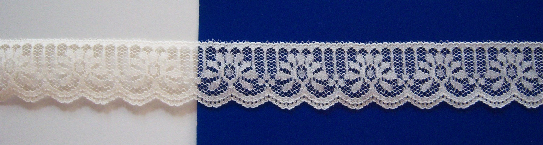 Ivory Nylon 1 1/4" Lace