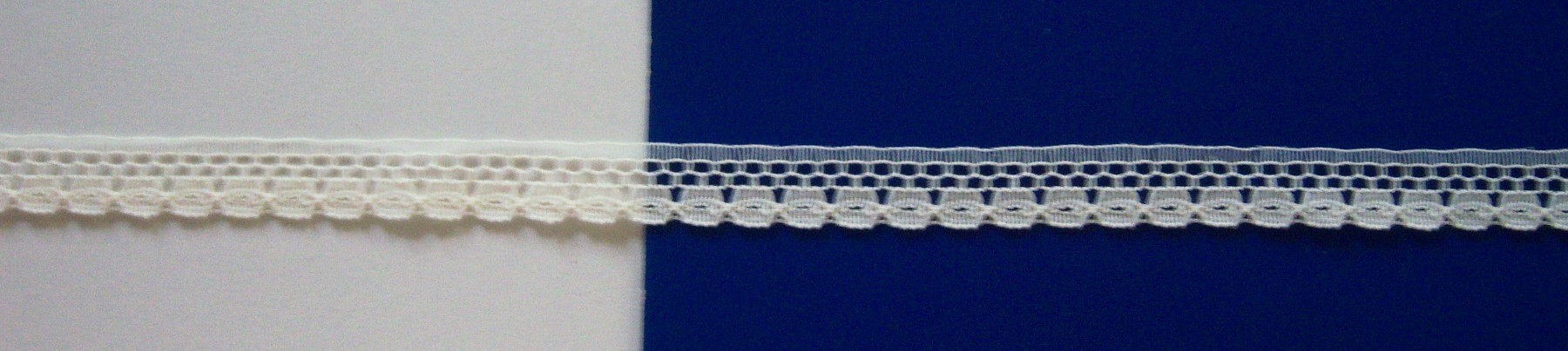 Ivory Nylon 1/2" Lace