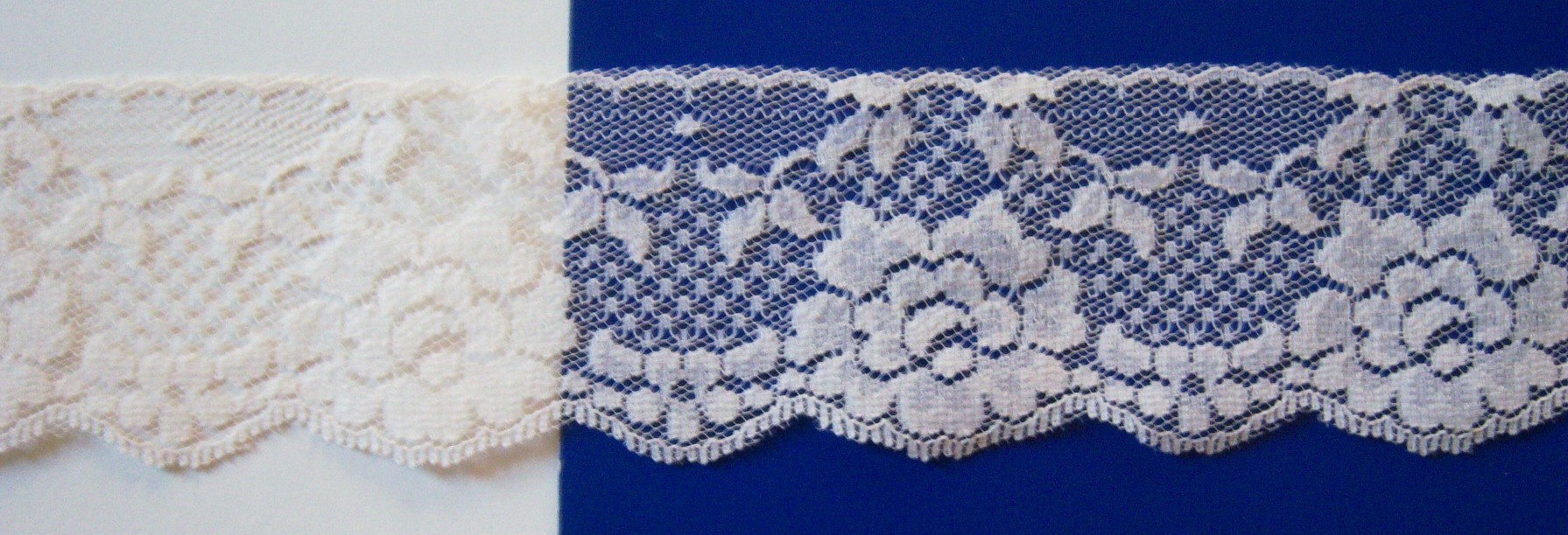 Ivory Nylon 2 1/4" Lace