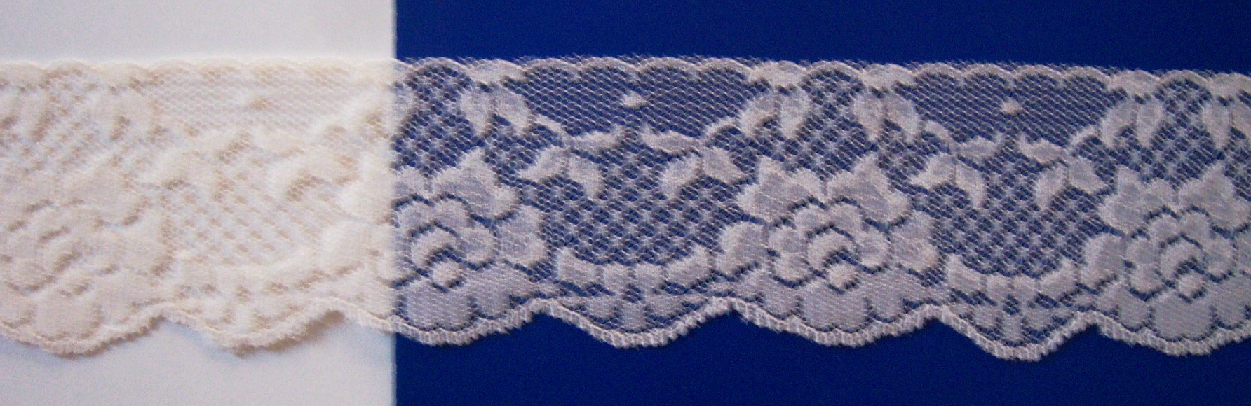 Natural 2 1/4" Nylon Lace