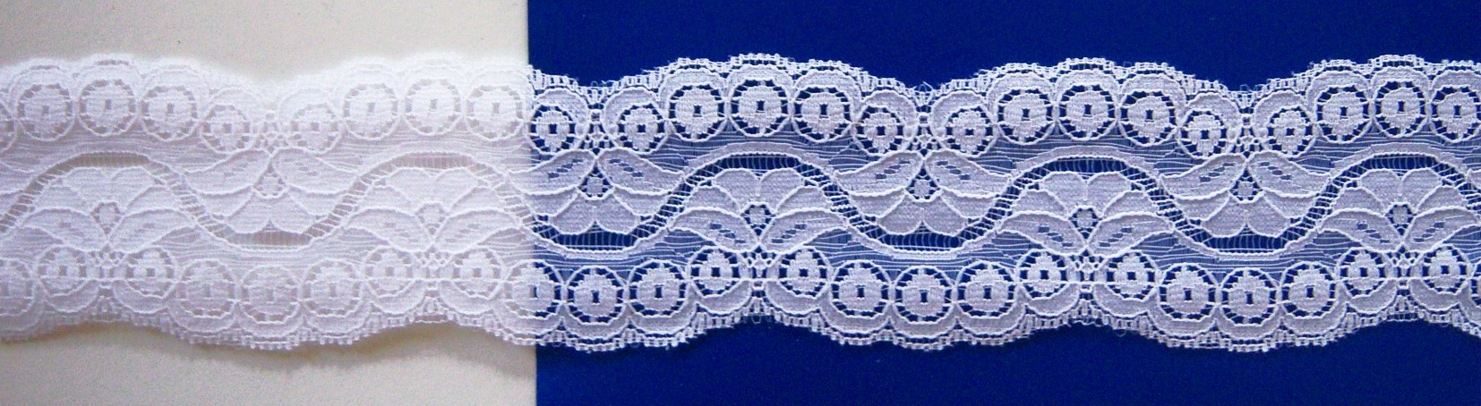 White Nylon 2" Lace