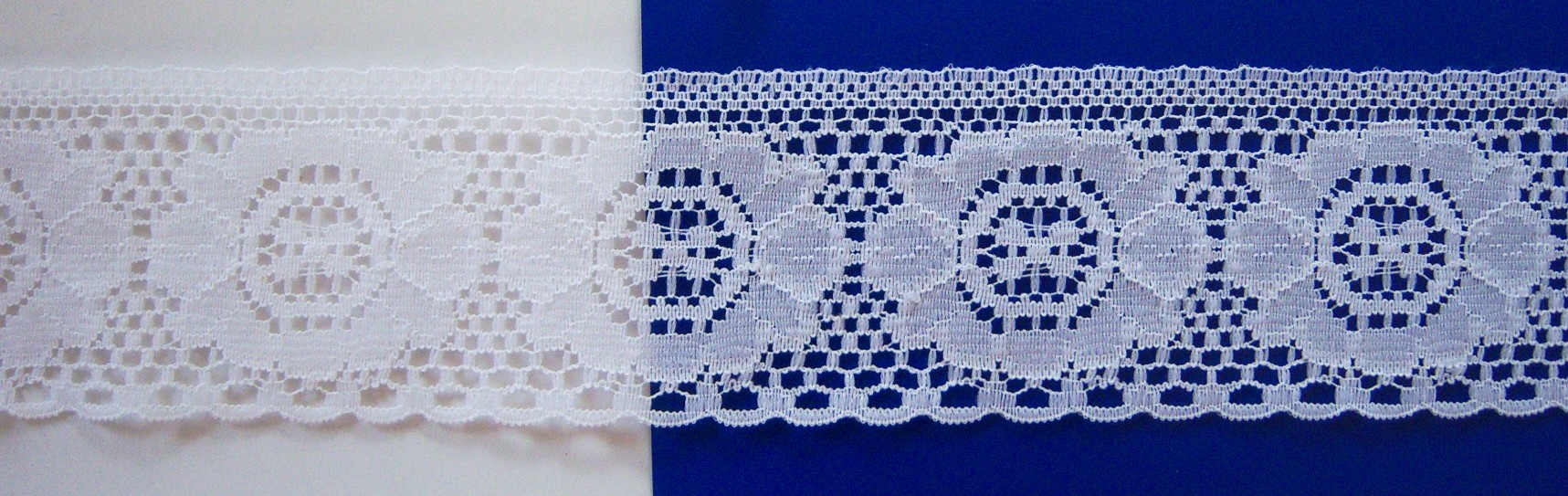 White Nylon 2" Lace