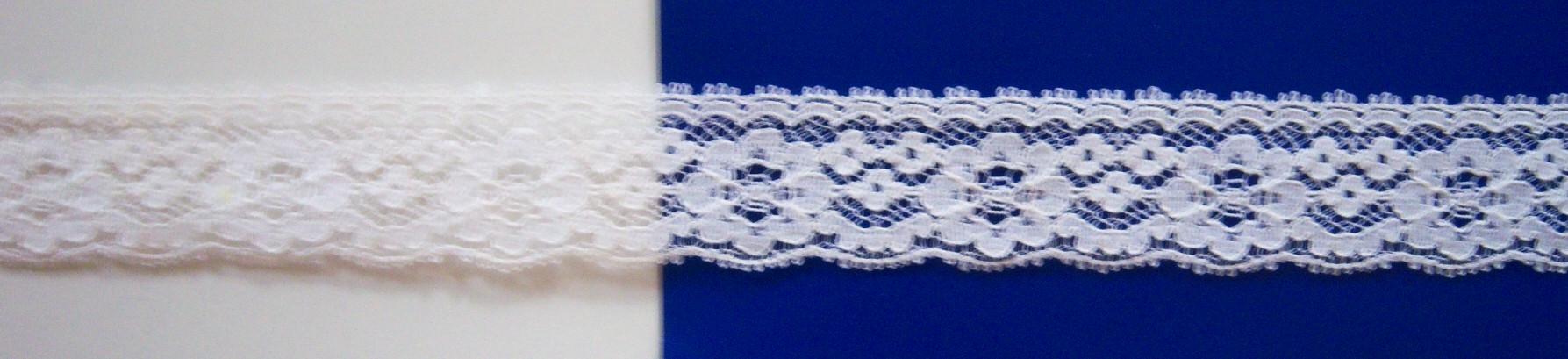 Winter White 1 1/4" Nylon Lace