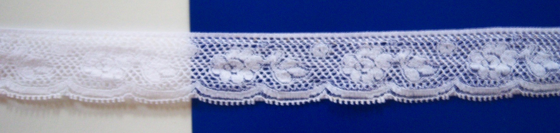 White Nylon 1 1/4" Lace