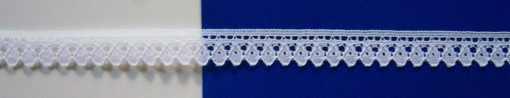 White 3/4" Nylon Lace